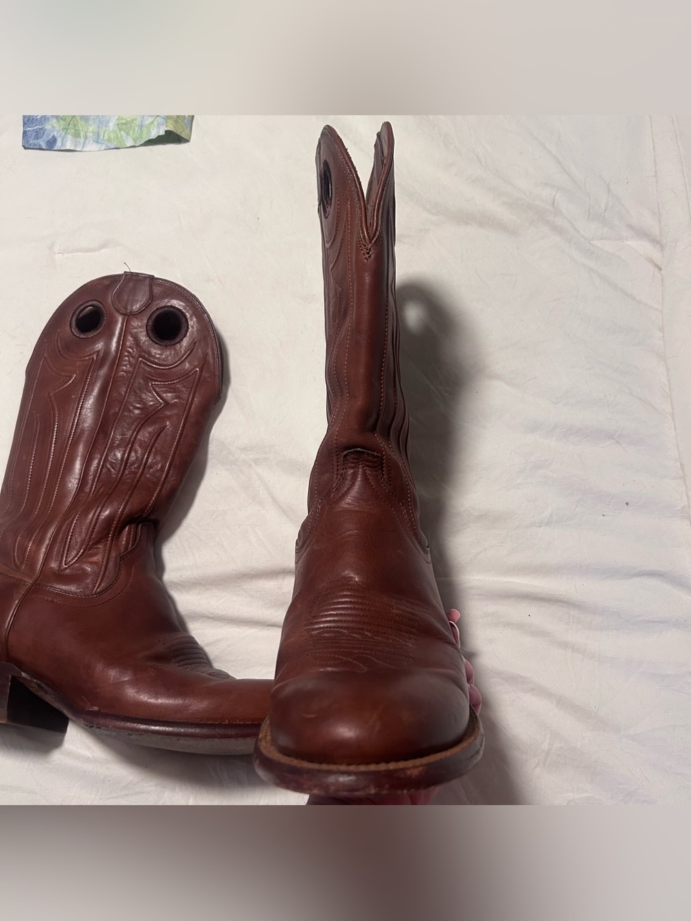 Tecovas The Prescott Men’s Leather Boots  Size 9
